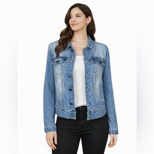 Love Tree Light Blue Denim Jacket - M